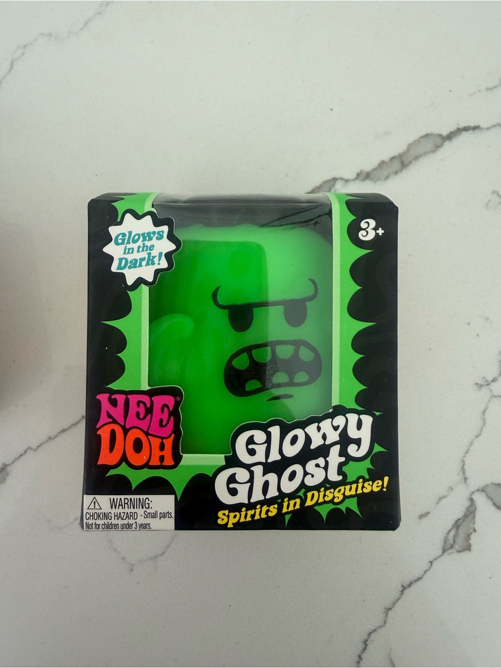 Nee Doh Glowy Ghost – Green Glow-in-the-Dark Kid's Toy
